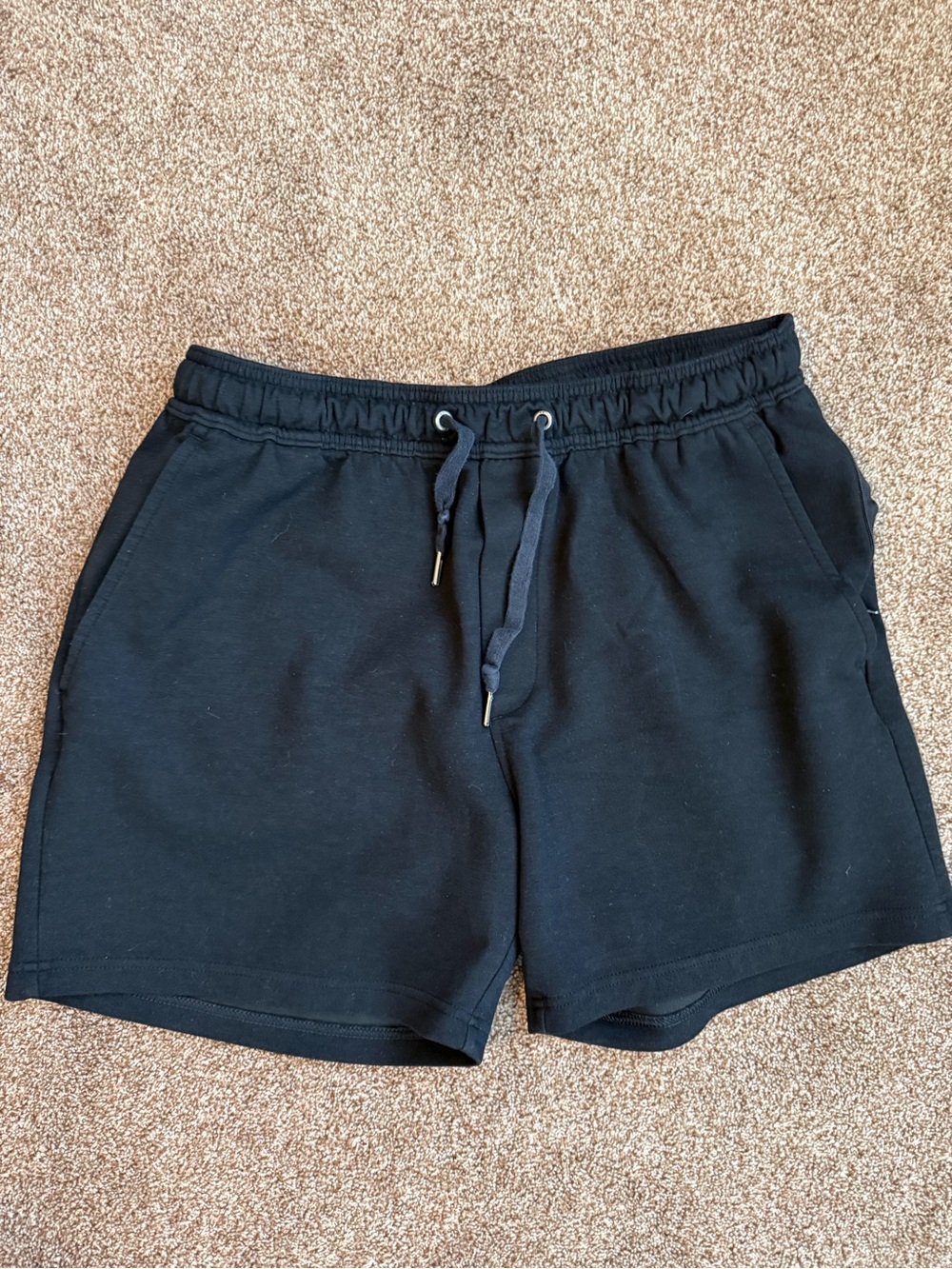 American Eagle Men's Black Drawstring Athletic Shorts